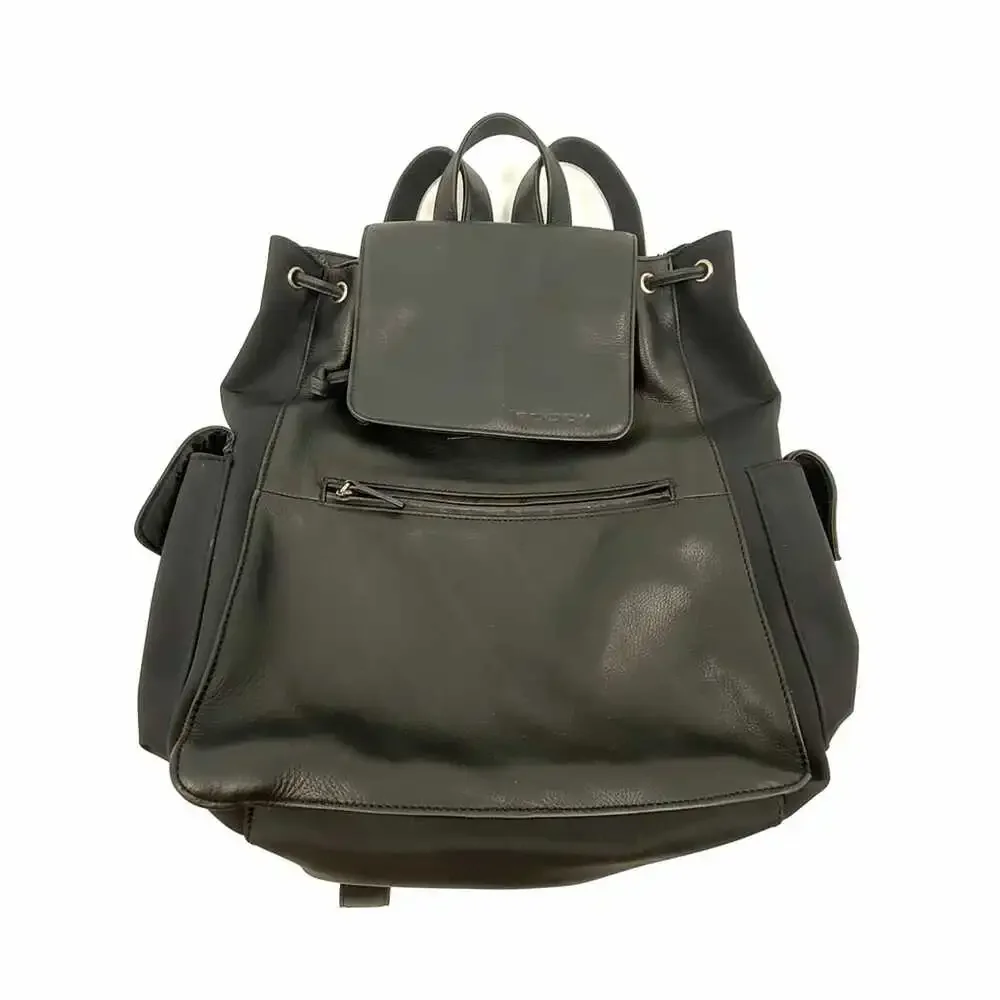 Fossil Black Backpack | OS Regular | Classic Solid Bag for Women